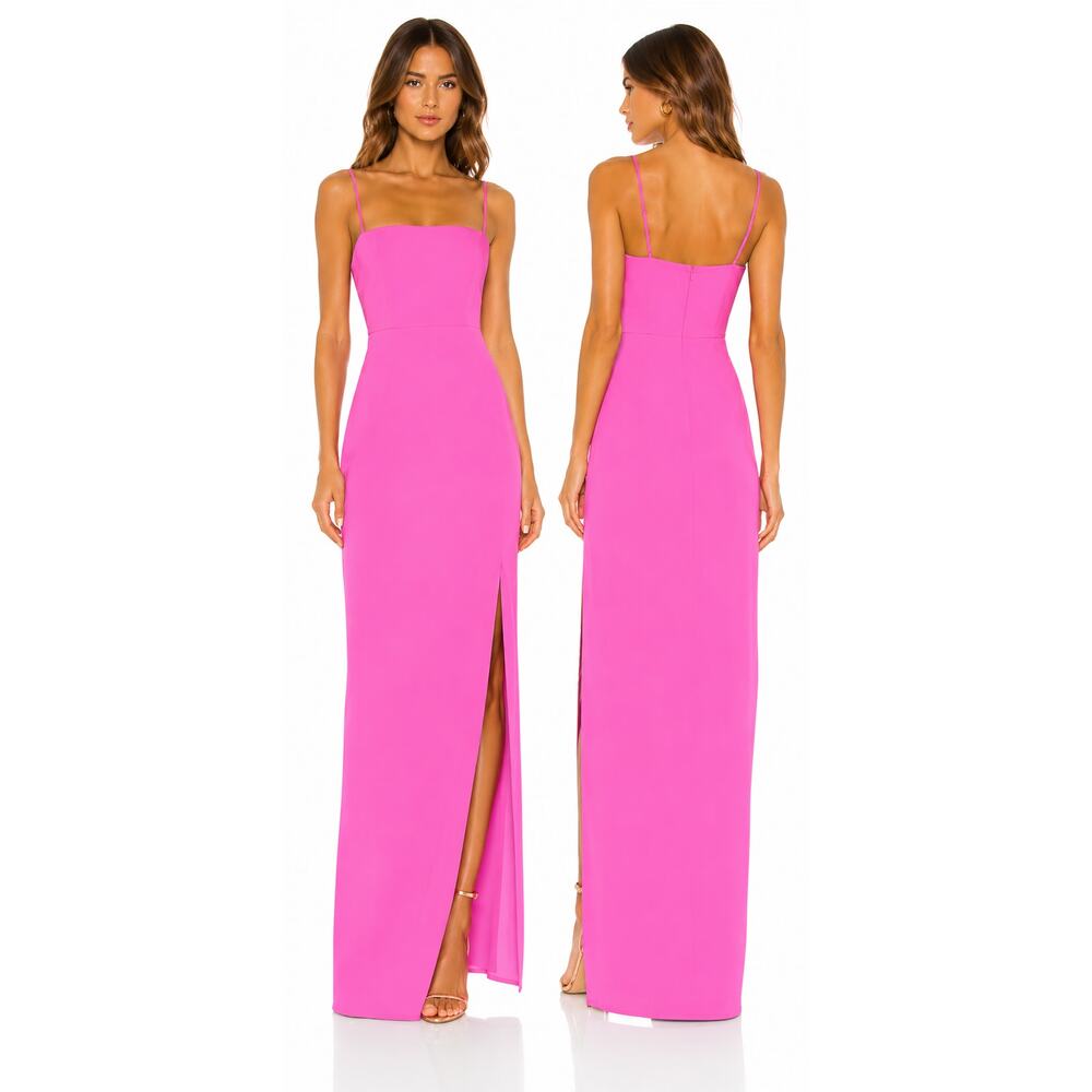 Superdown Addison Maxi Dress in Bubblegum Pink NWT Size Small - Picture 4 of 5
